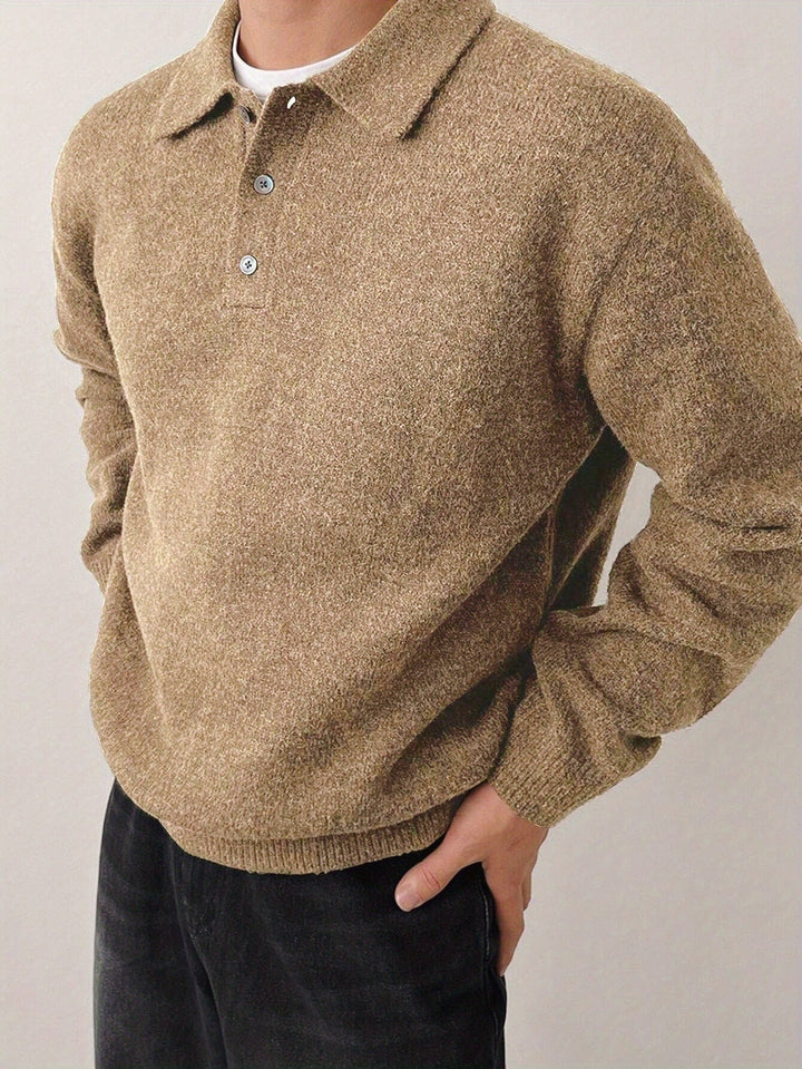 Landon | Refined Polo Collar Jumper