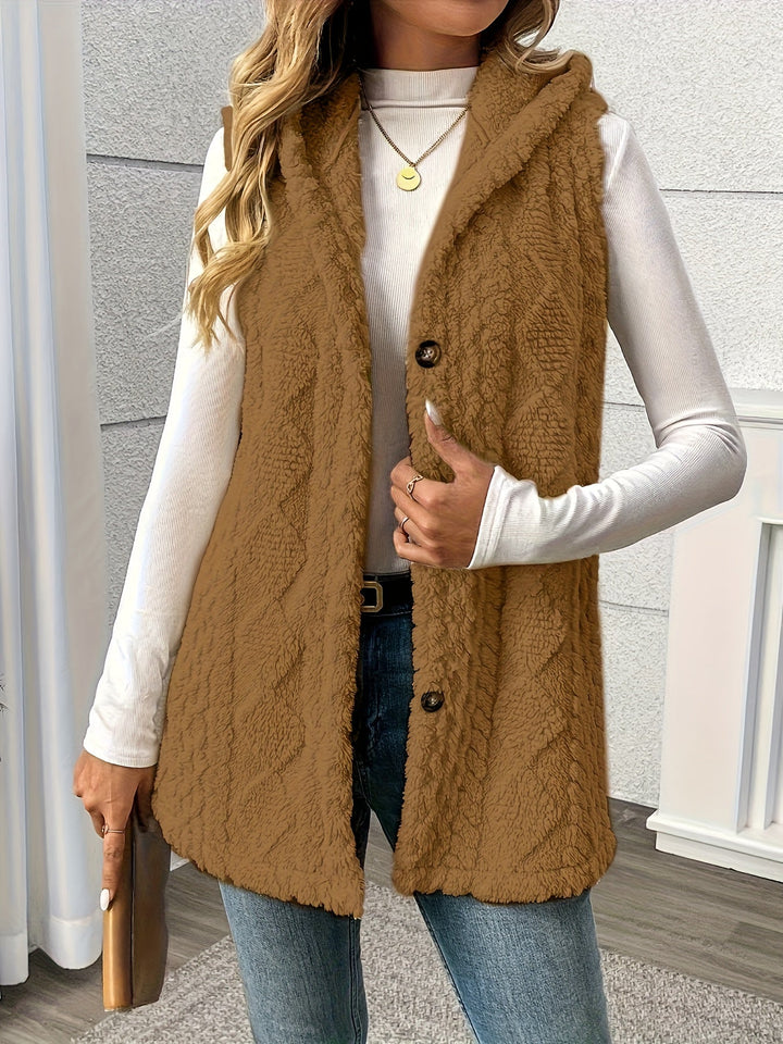 Lorna | Cozy Hooded Sleeveless Vest