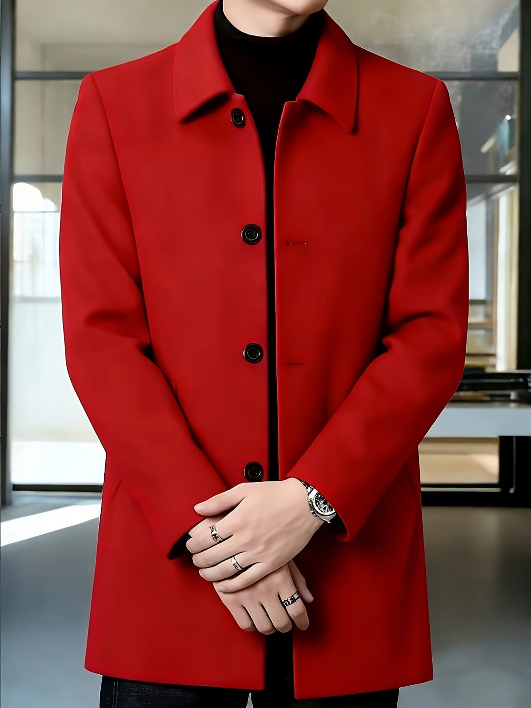 Gerard | Refined Single-Breasted Overcoat