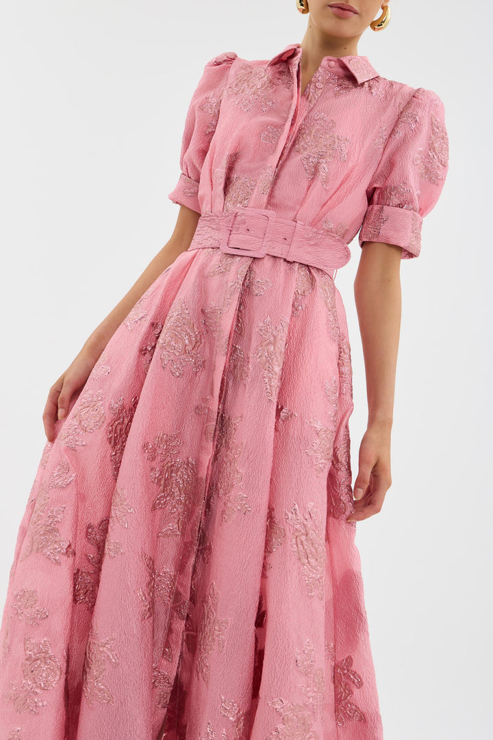 Gladys | Elegant Short Puffed Sleeves Dress