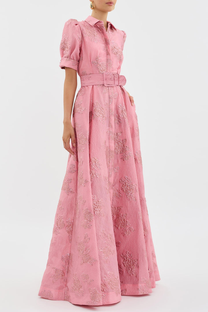 Gladys | Elegant Short Puffed Sleeves Dress