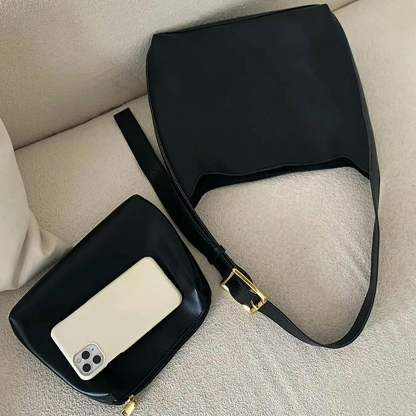 Ellaiza | Classic Buckle Shoulder Bag