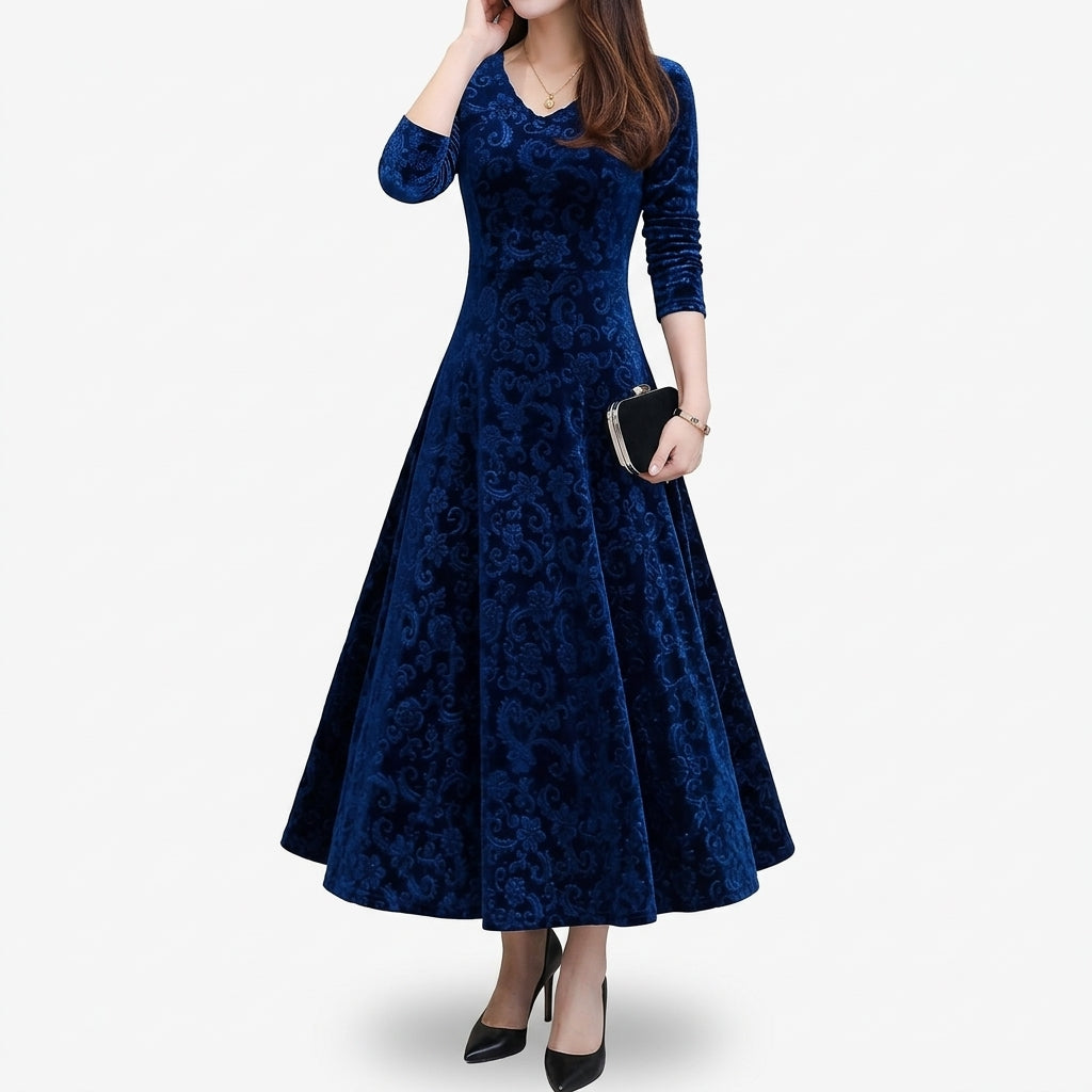 Arabella | Floral A-Line Midi Dress