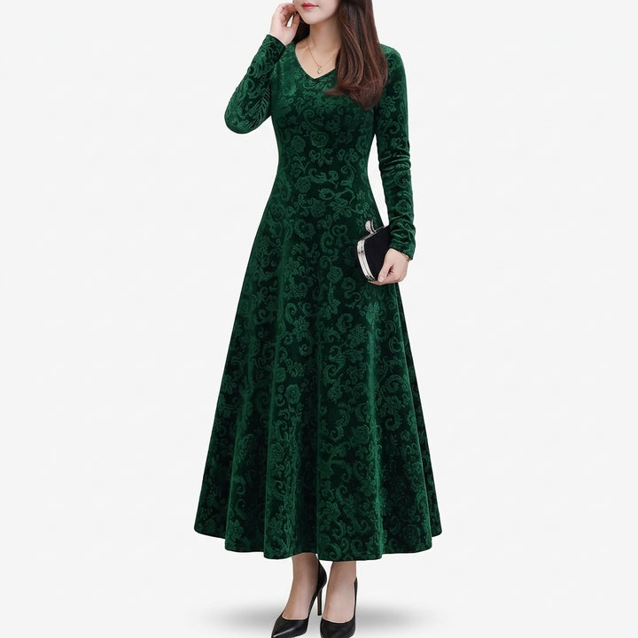 Arabella | Floral A-Line Midi Dress