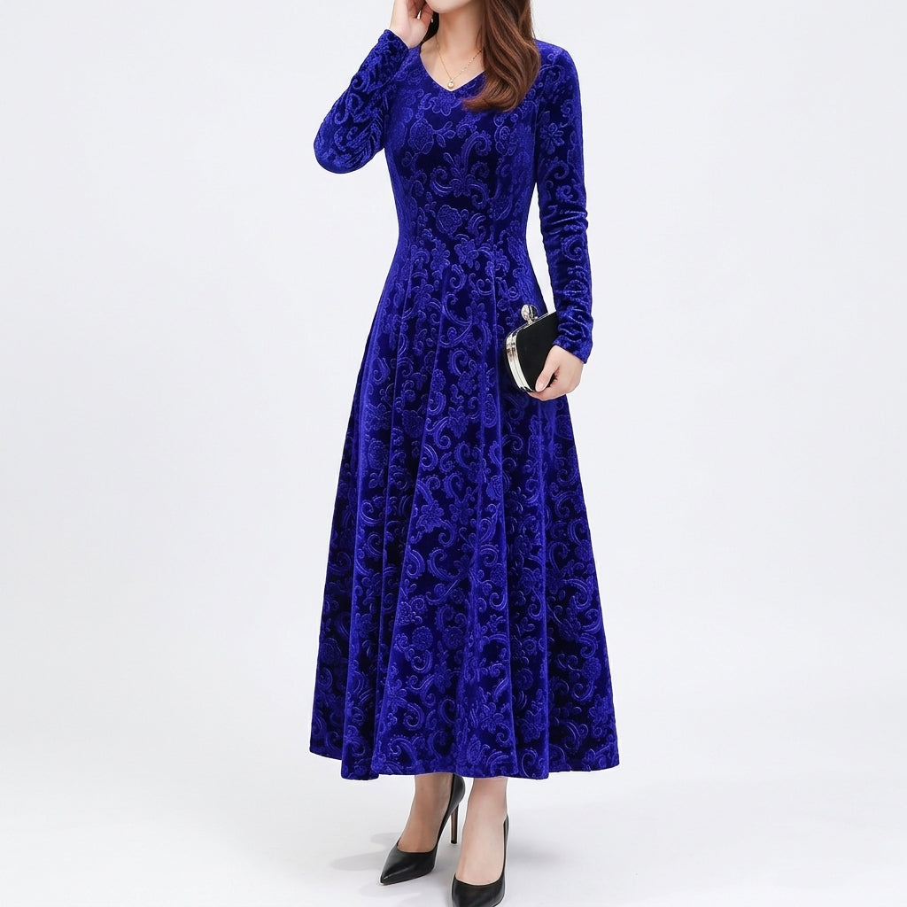Arabella | Floral A-Line Midi Dress