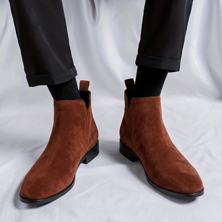 Ashford | Refined Pointed-Toe Chelsea Boots