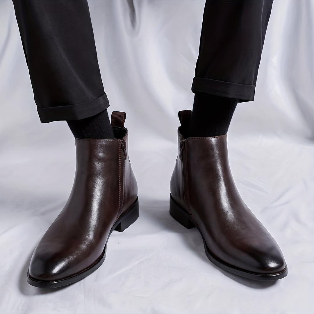 Ashford | Refined Pointed-Toe Chelsea Boots