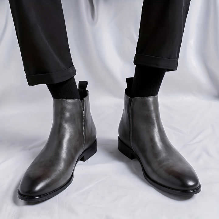 Ashford | Refined Pointed-Toe Chelsea Boots