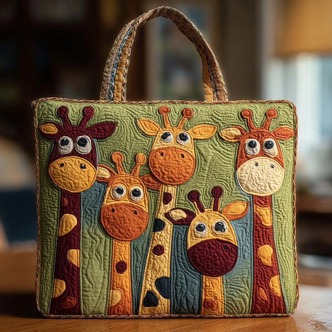 Melissa | Stylish Giraffe Art Tote Bag