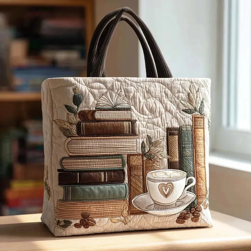 Diane | Retro Book Art Tote Bag
