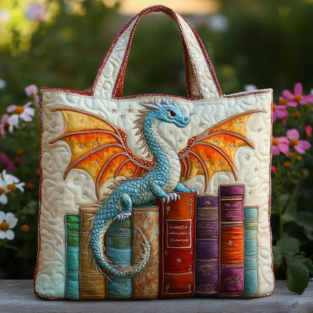 Evelyn | Sophisticated Dragon Art Tote Bag