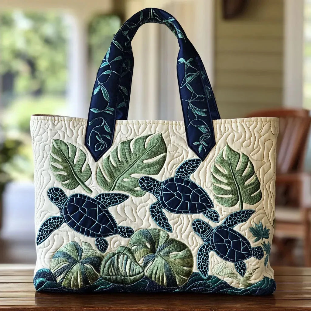 Joyce | Artistic Turtle Art Tote Bag