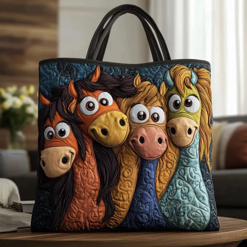 Anna | Stylish Multicolour Art Tote Bag