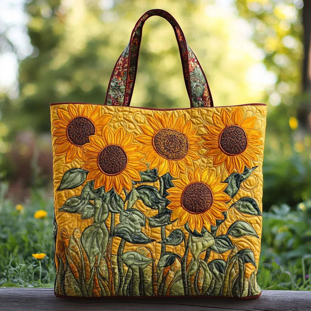 Sharon | Classic Sunflower Art Tote Bag