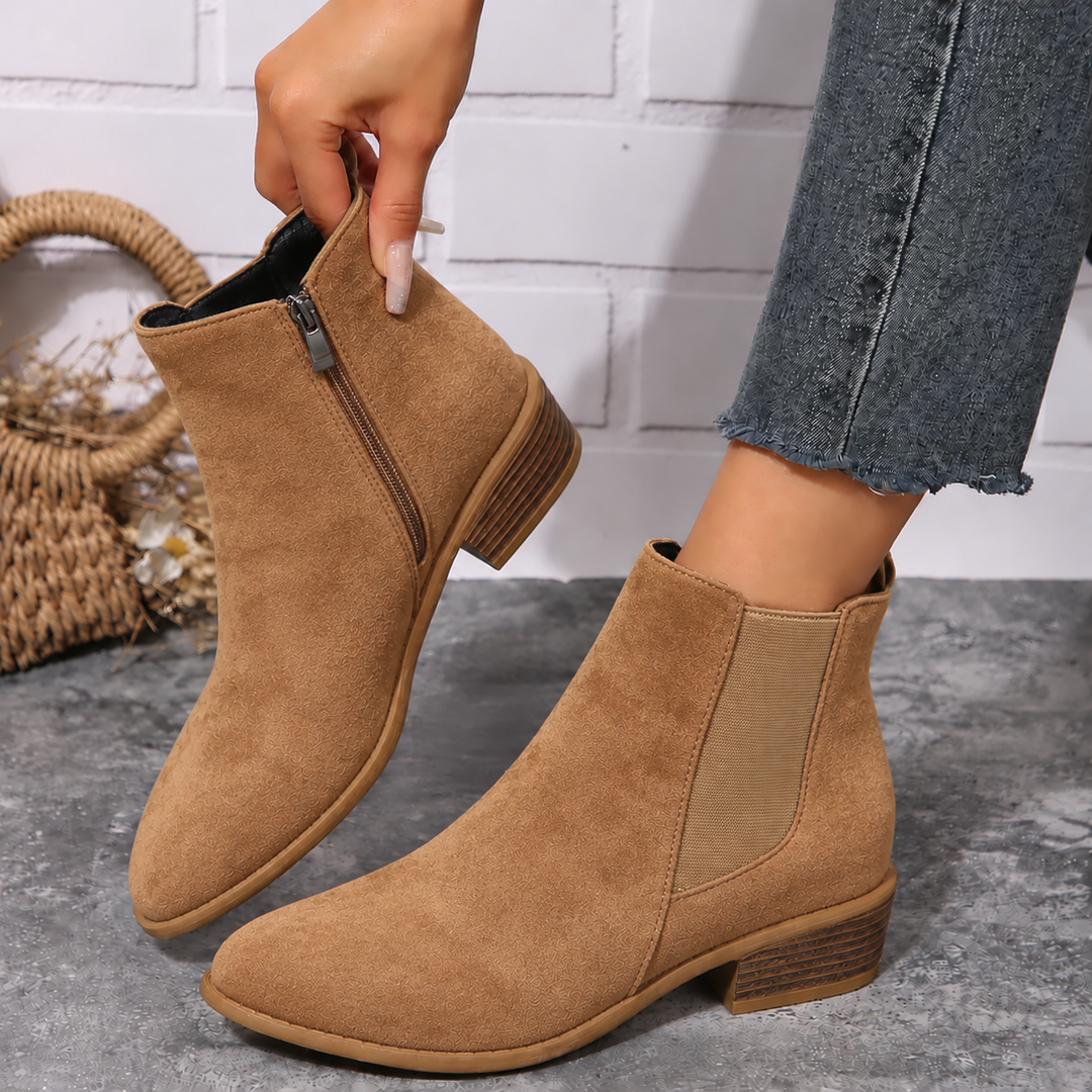 Bianca | Everyday Side-Zip Ankle Boots