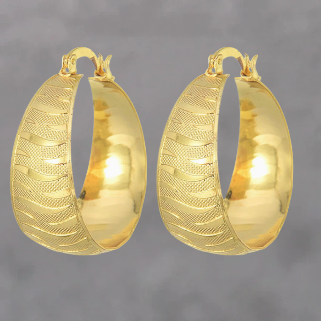 Beverly | Elegant Luxury Gold Earrings