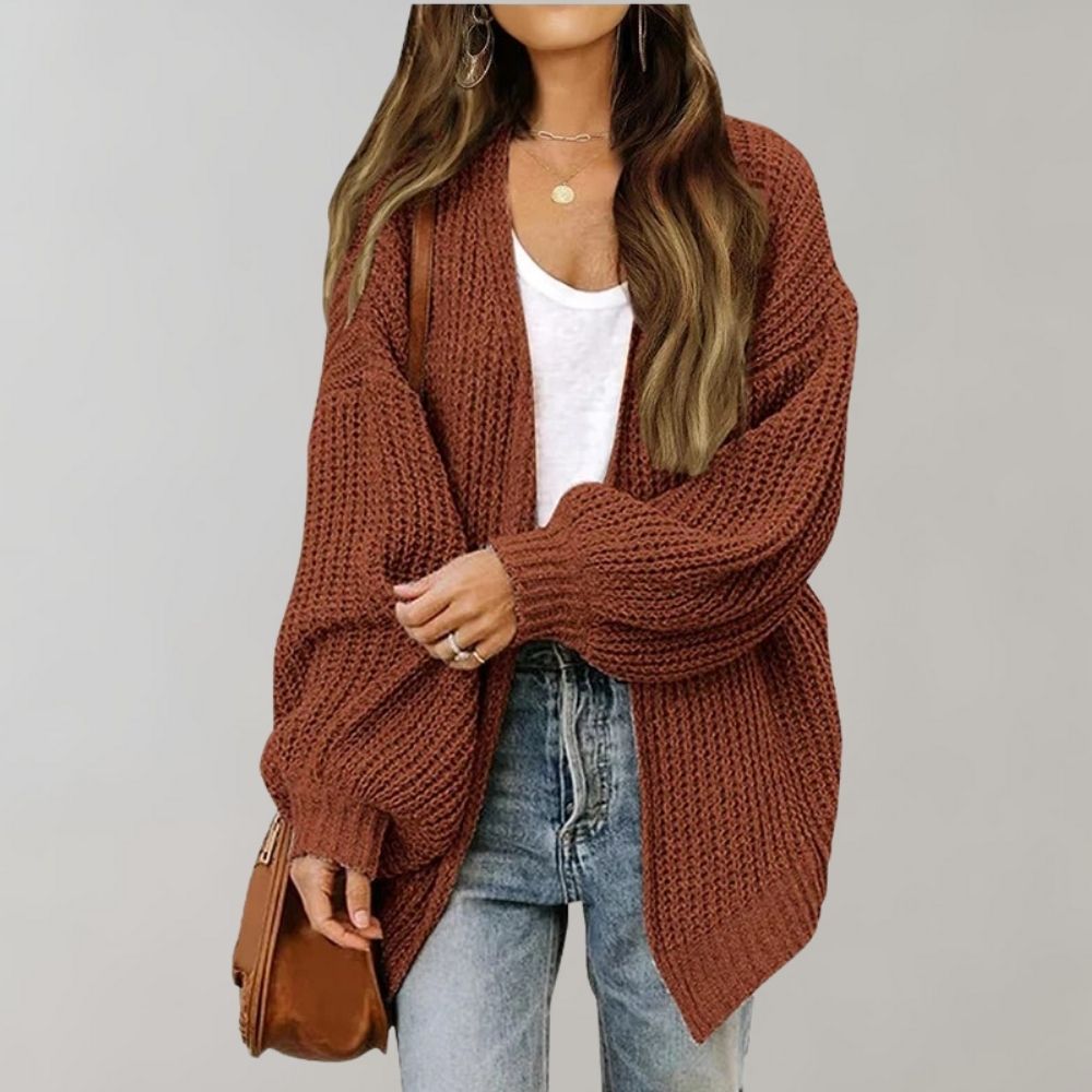 Isla | Relaxed Open-Front Cardigan