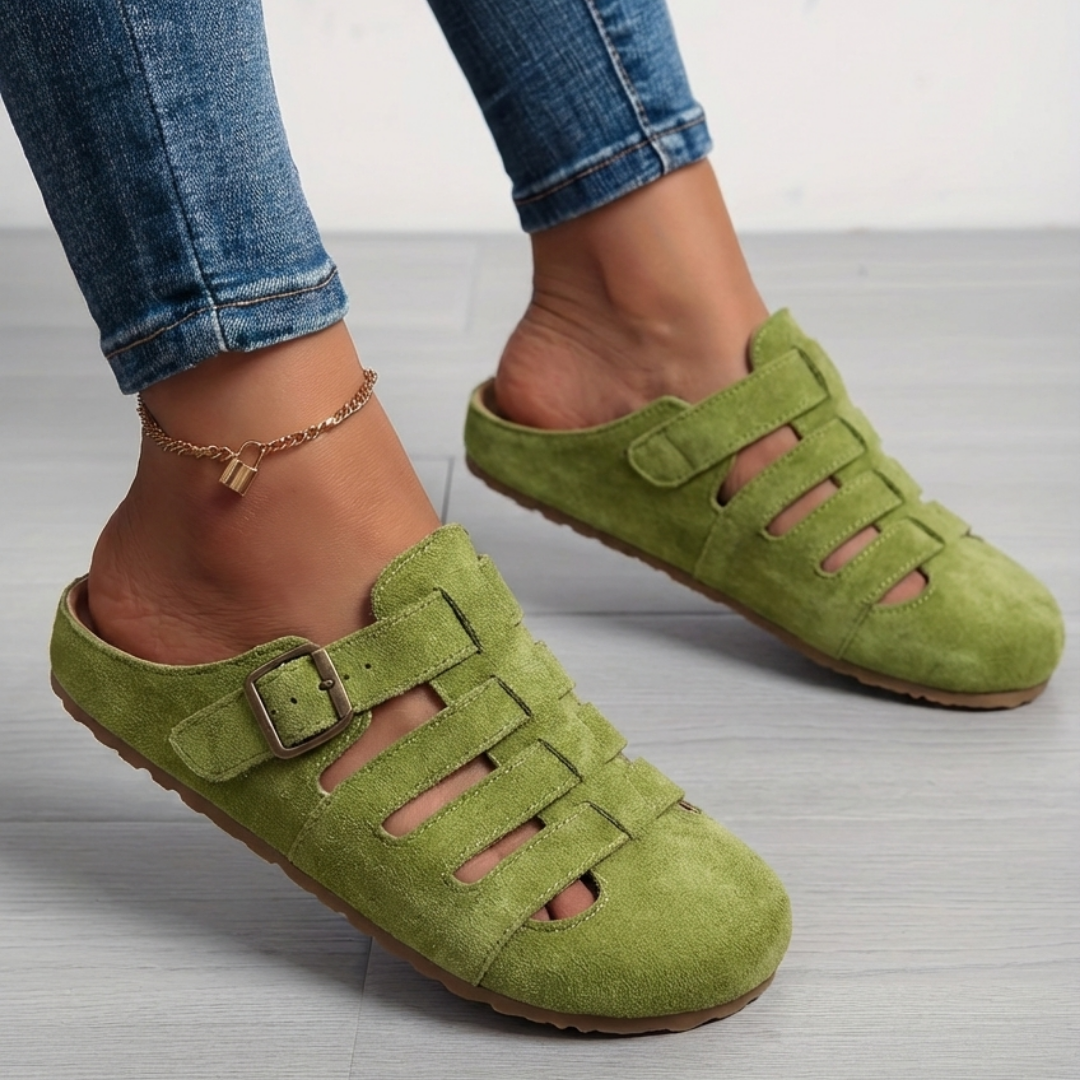Noelle | Comfortable Slip-On Mule Sandals