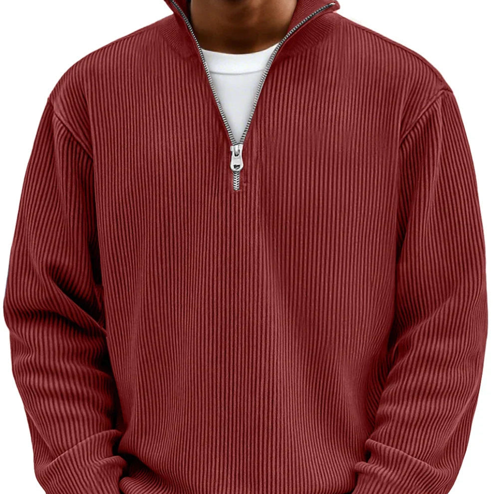 Chase | Stylish Zipper High Neck Jumper