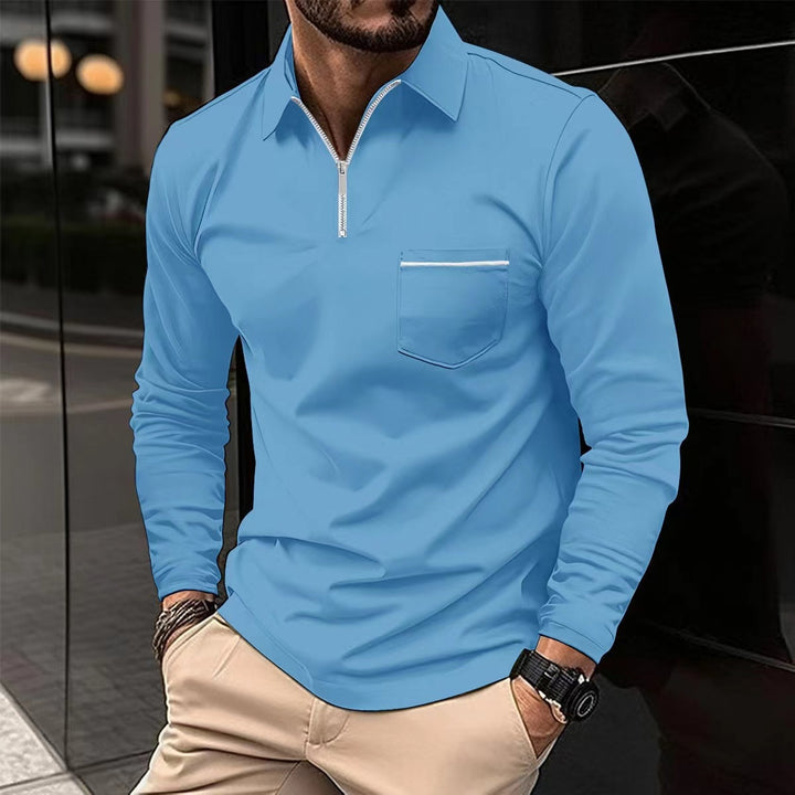 Calvin | Refined Half-Zip Pullover