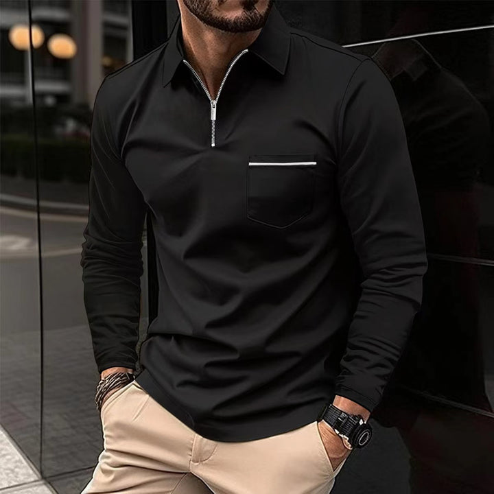Calvin | Refined Half-Zip Pullover
