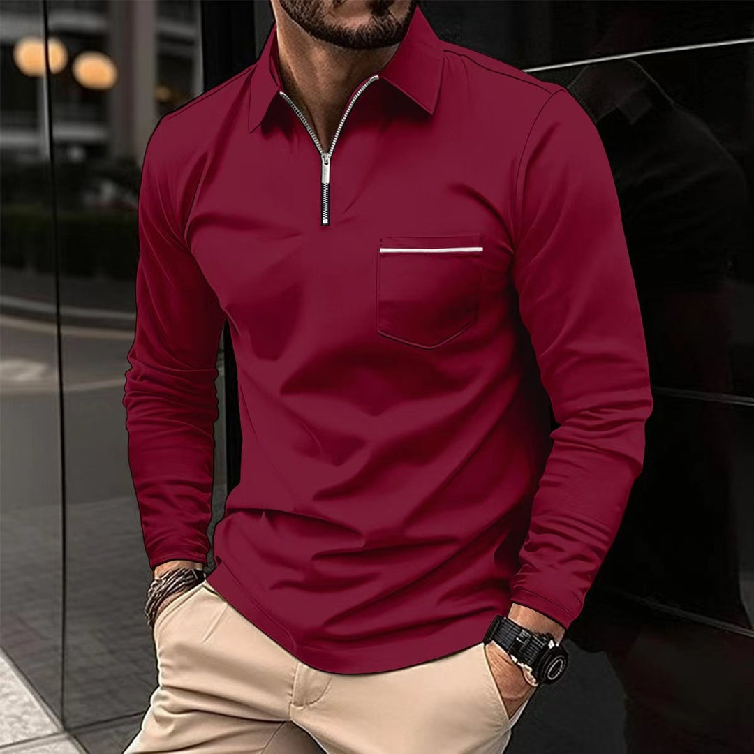 Calvin | Refined Half-Zip Pullover