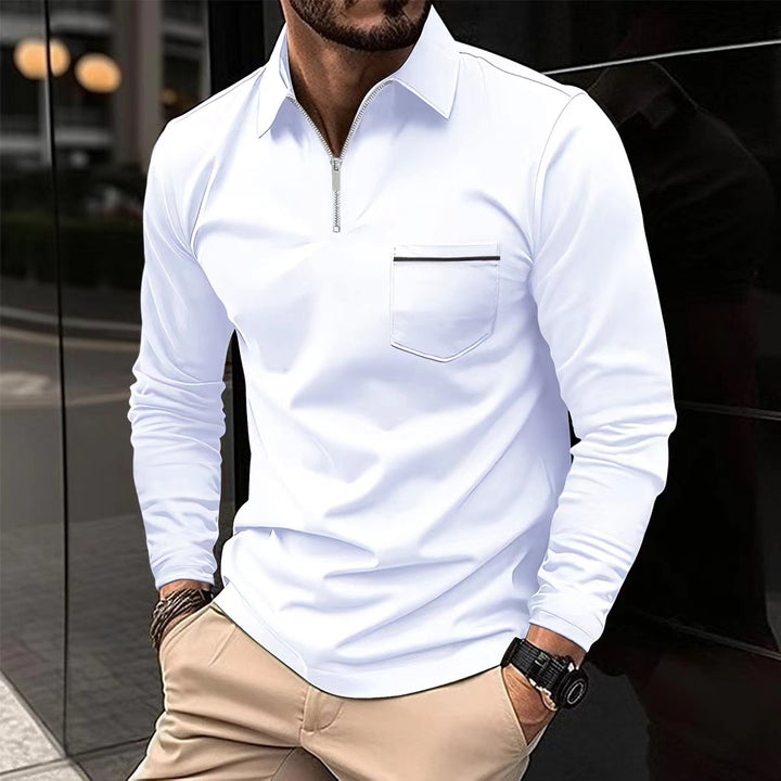 Calvin | Refined Half-Zip Pullover