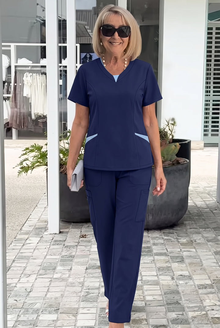 Caroline | Elegant Wide Sleeve and Trouser Set