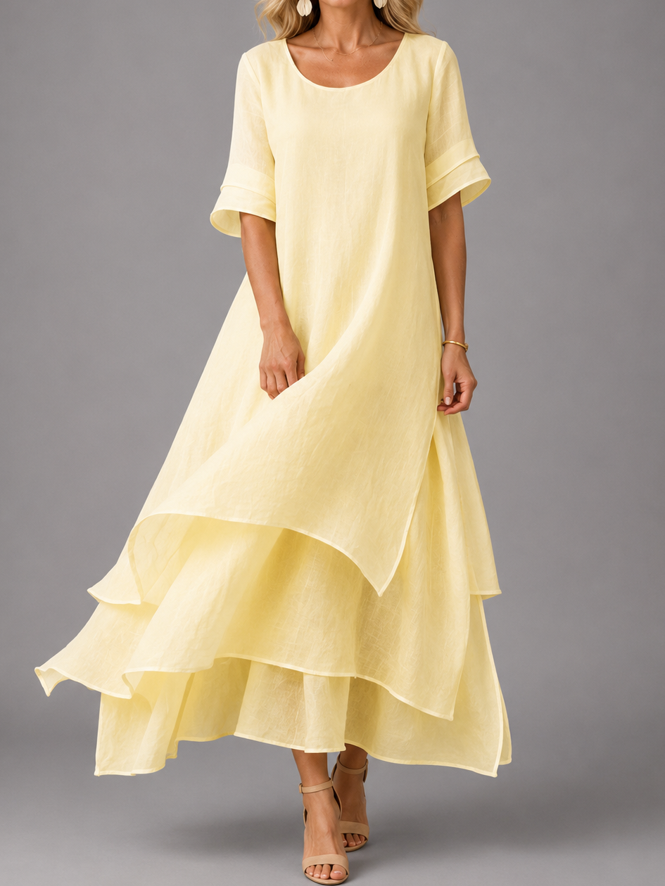 Isla | Flowing Layered Maxi Dress