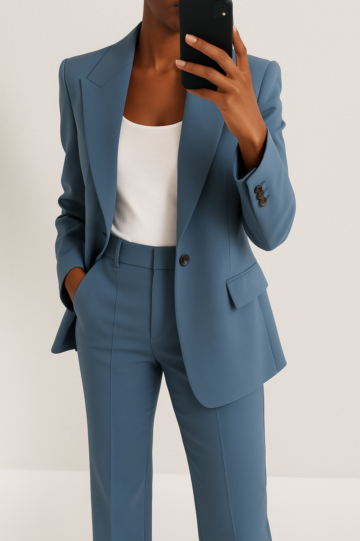 Ava | Chic Two-Piece Blazer &amp; Trouser Set
