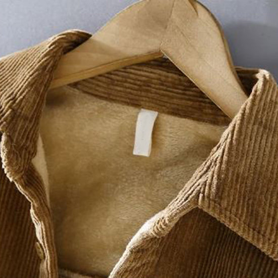 Harvey | Warm Ribbed Button-Front Jacket