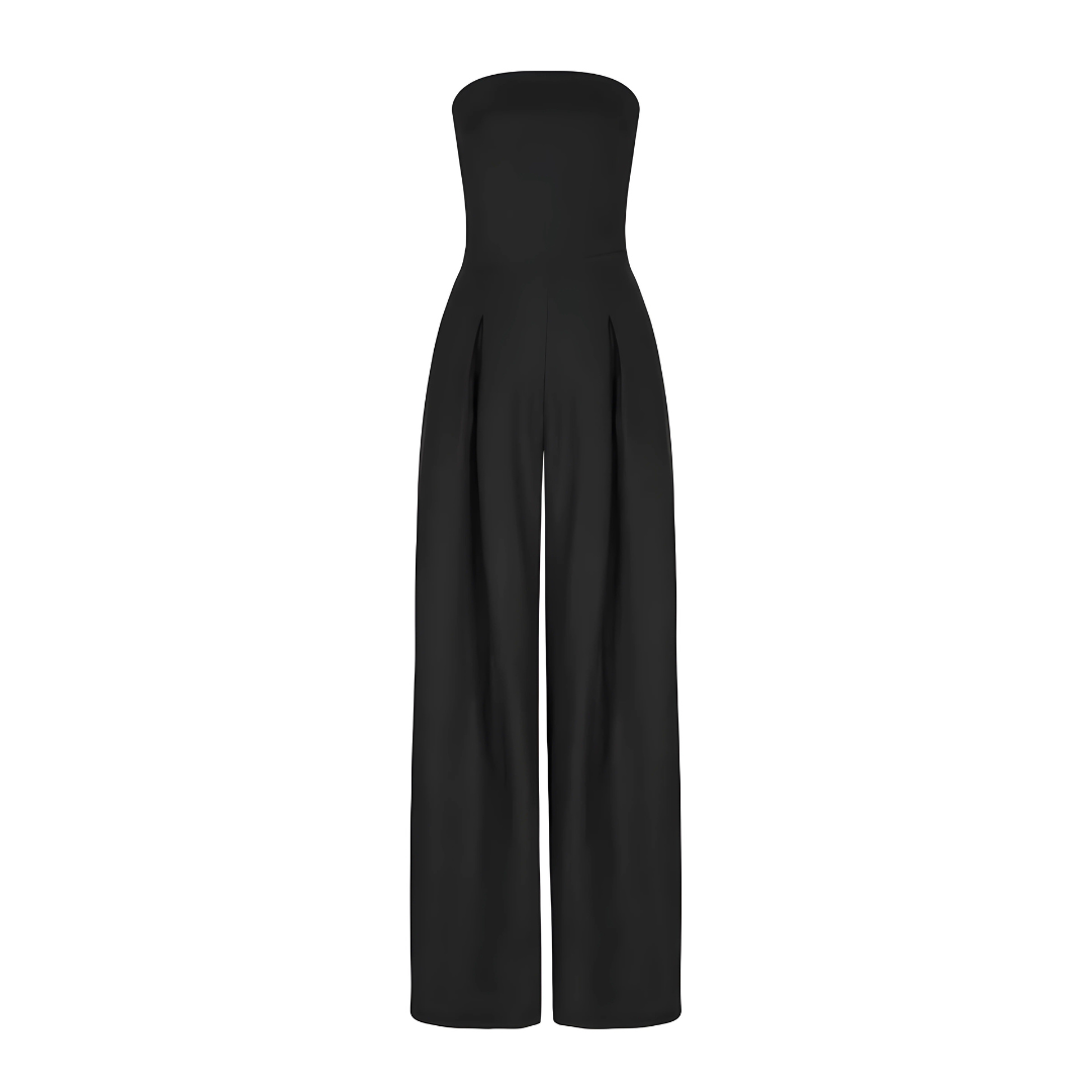 Amilia | Sleeveless Wide Leg Jumpsuit