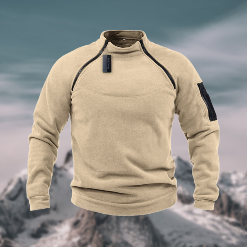 Leonard | Stand-Collar Quarter-Zip Pullover