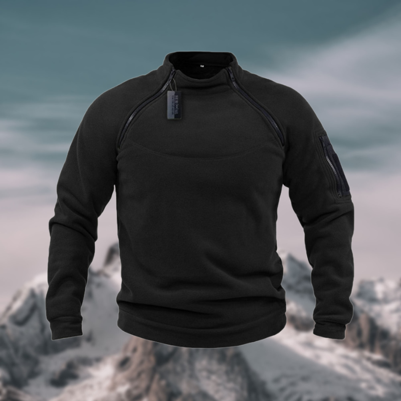 Leonard | Stand-Collar Quarter-Zip Pullover