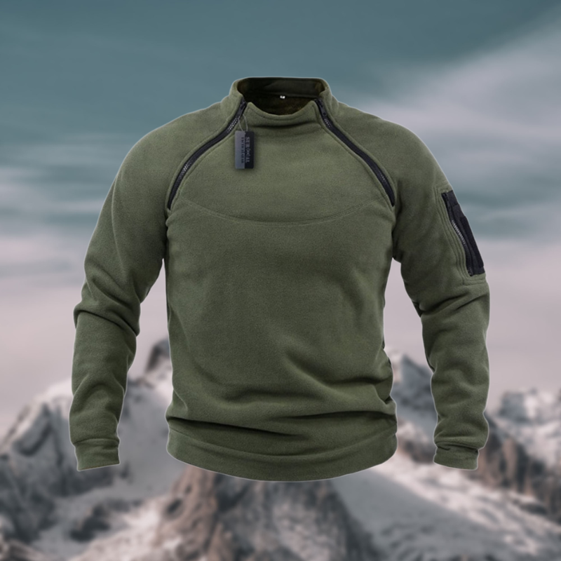 Leonard | Stand-Collar Quarter-Zip Pullover