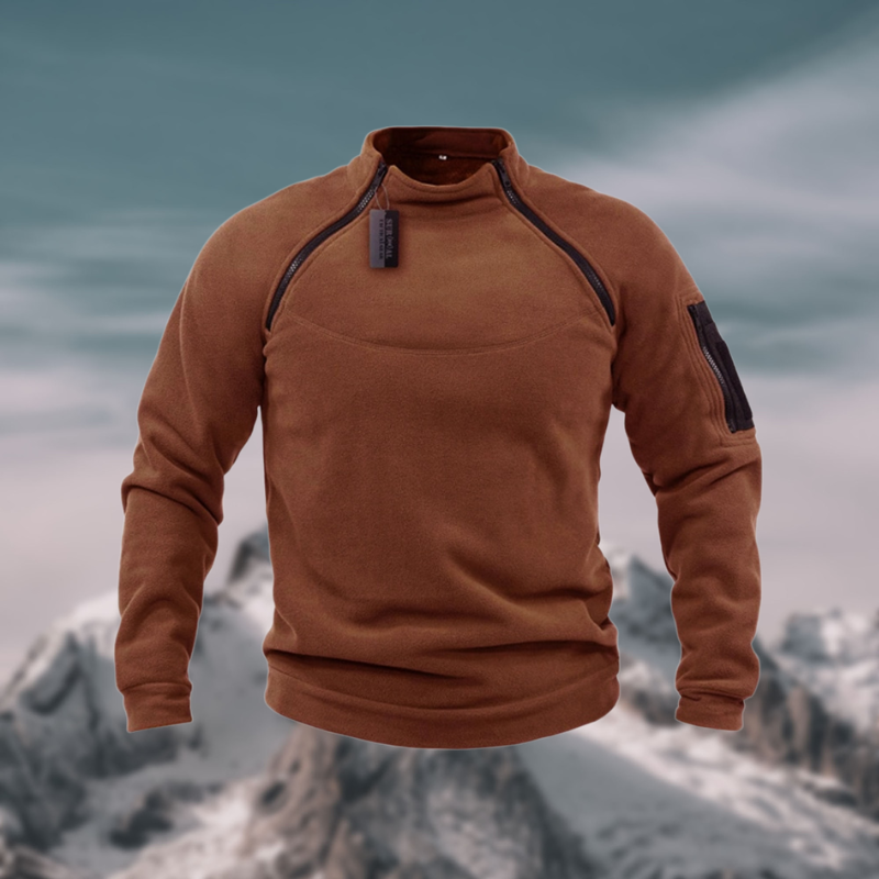Leonard | Stand-Collar Quarter-Zip Pullover