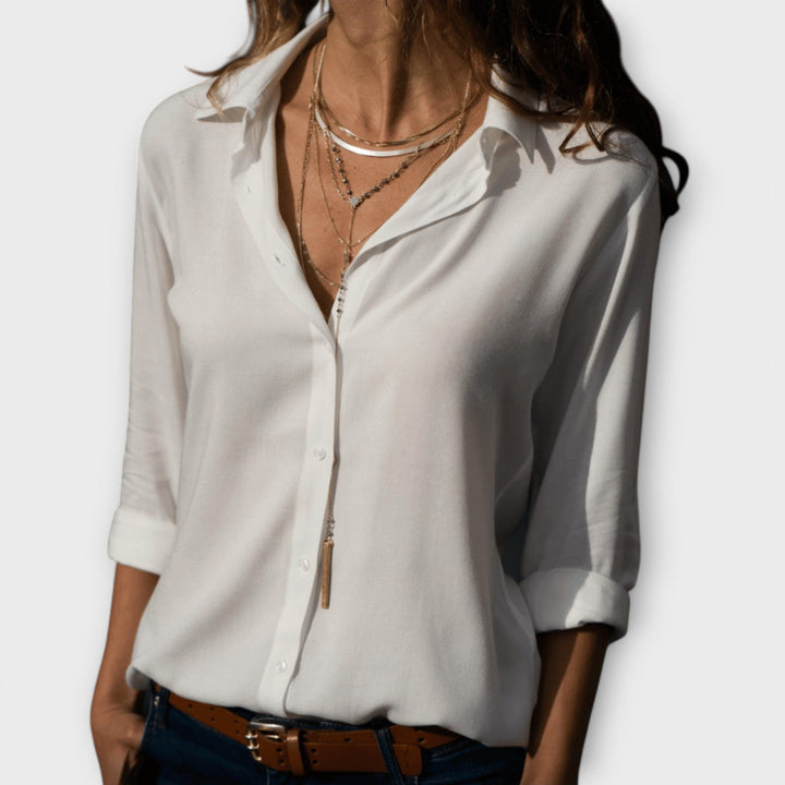 Isla | Refined Button-Up Blouse