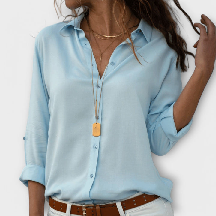 Isla | Refined Button-Up Blouse