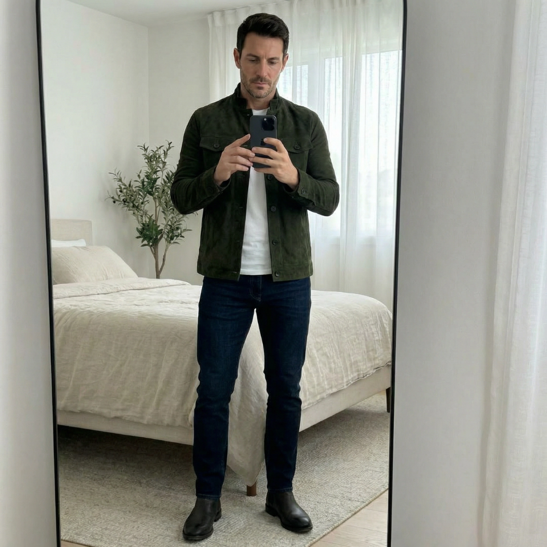 Jacob | Classic Pocket Suede Jacket