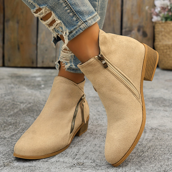 Joanna | Elegant Comfortable Zipper Shoes