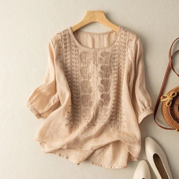 Marisol | Embroidered Summer Blouse