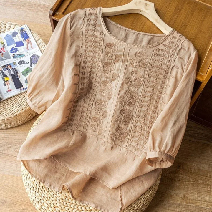 Marisol | Embroidered Summer Blouse
