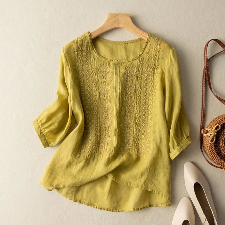 Marisol | Embroidered Summer Blouse