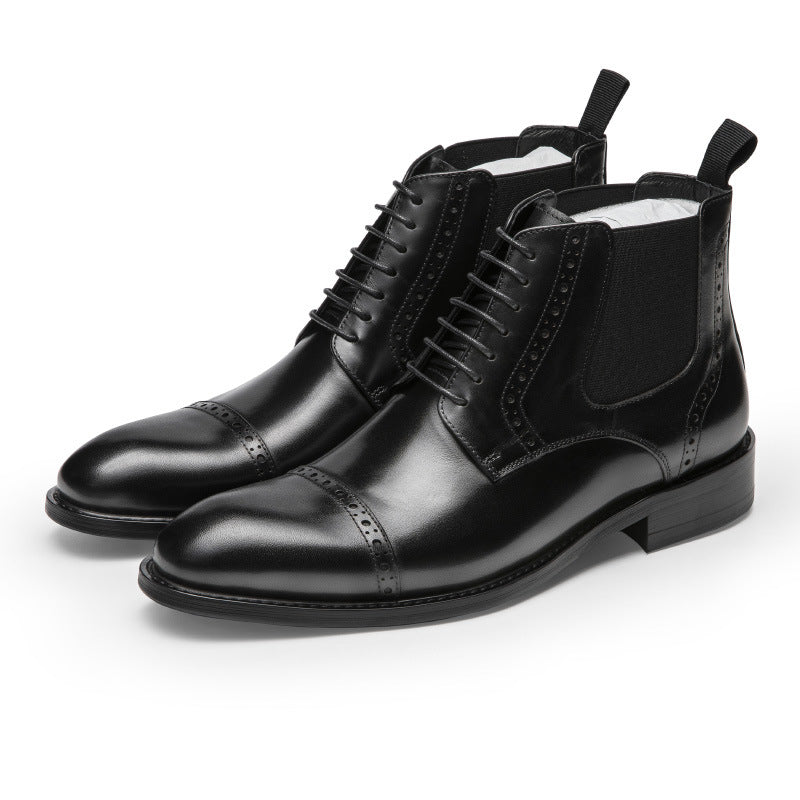 Everly | Refined Cap-Toe Ankle Boots