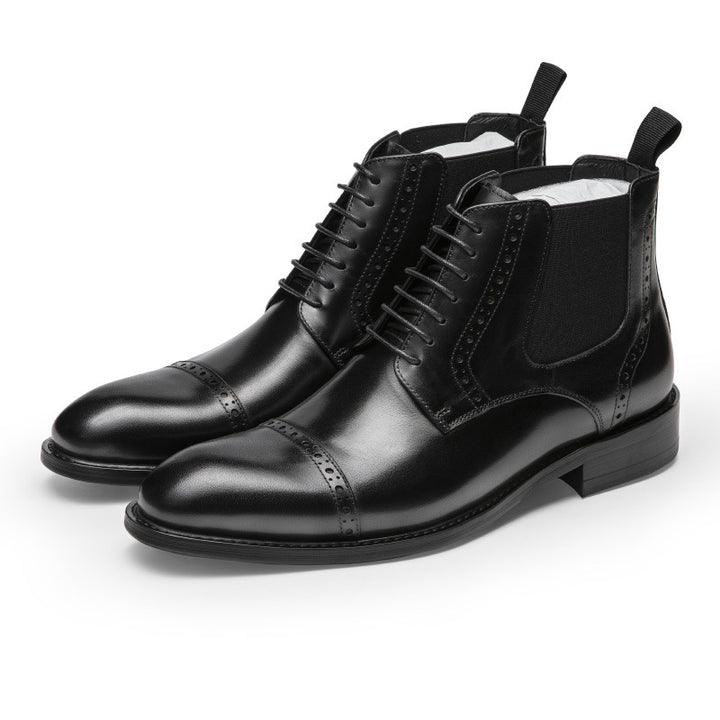 Everly | Refined Cap-Toe Ankle Boots