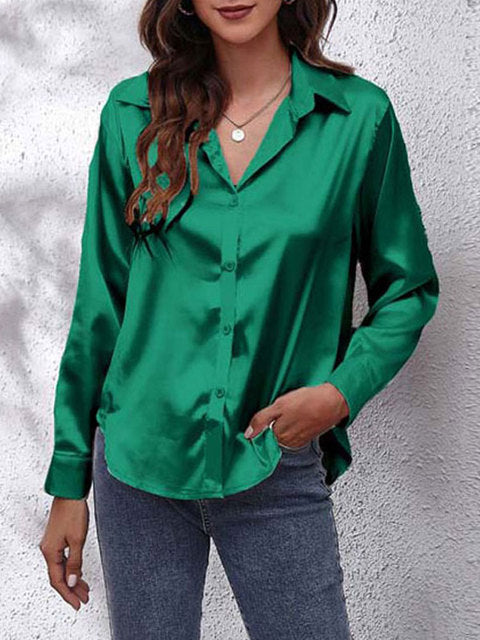 Heather | Elegant Long-Sleeve Blouse