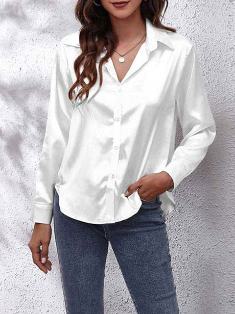 Heather | Elegant Long-Sleeve Blouse