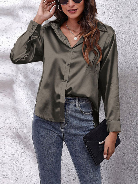 Heather | Elegant Long-Sleeve Blouse