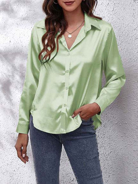 Heather | Elegant Long-Sleeve Blouse