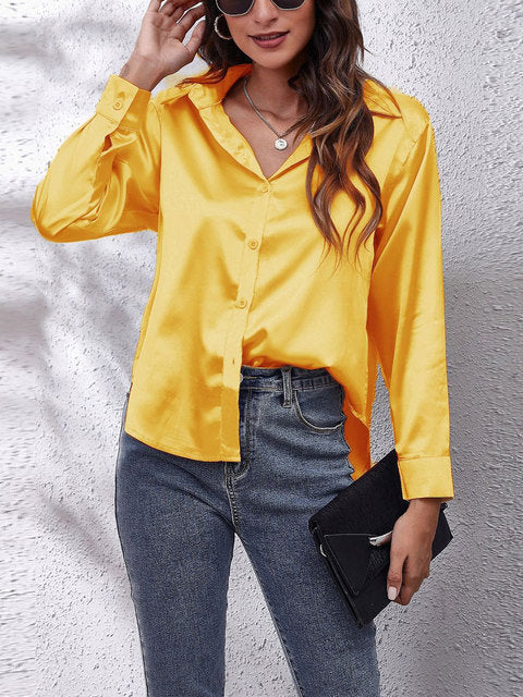 Heather | Elegant Long-Sleeve Blouse